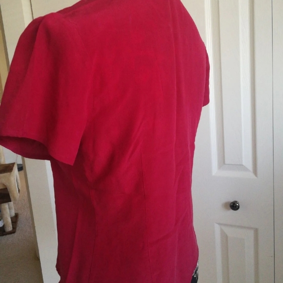 Casual Corner Silk blouse - Picture 4 of 7